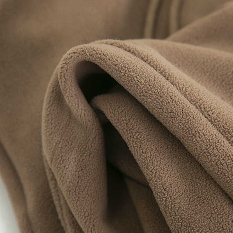 Calças de Moletom Grossas com Forro de Lã, Caimento Solto, Femininas, Casuais, Quentes para Outono/Inverno, Estilo Esportivo ...