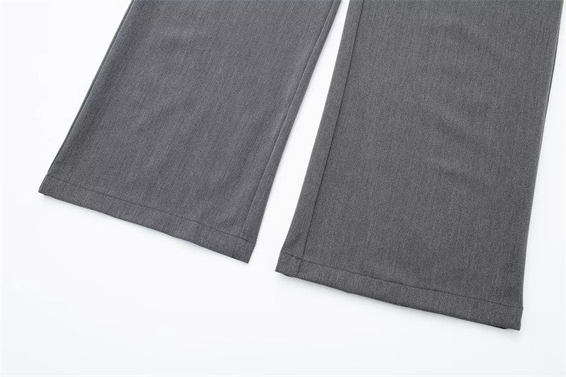 Maya High-Rise Wide-Leg Office Trousers
