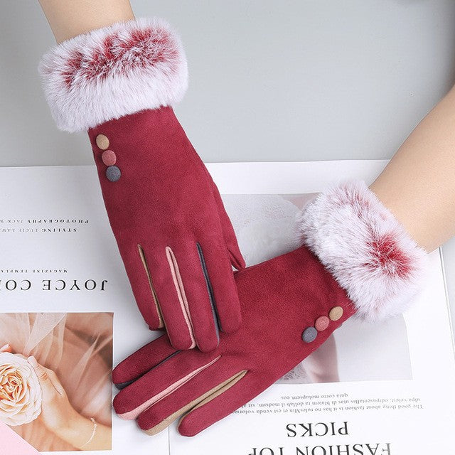 Isla Suede Touchscreen Winter Gloves