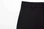 Noelle Zip-Front Wide-Leg Set