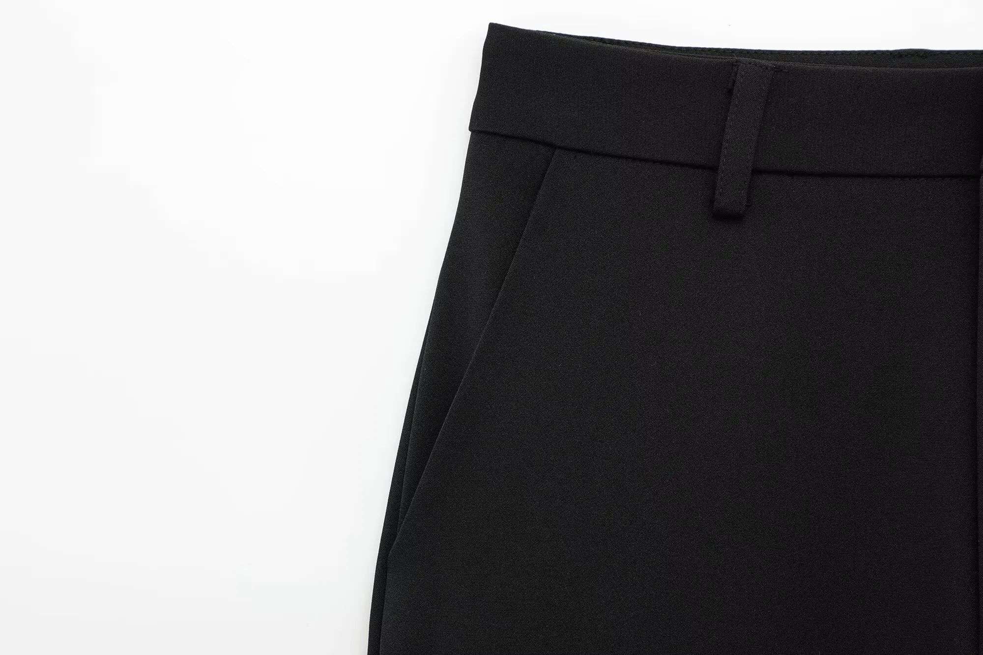 Noelle Zip-Front Wide-Leg Set