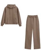 Elara Hooded Wide-Leg Lounge Set