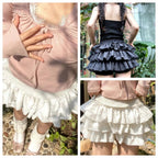 Luna Tiered Ruffle Mini Skirt
