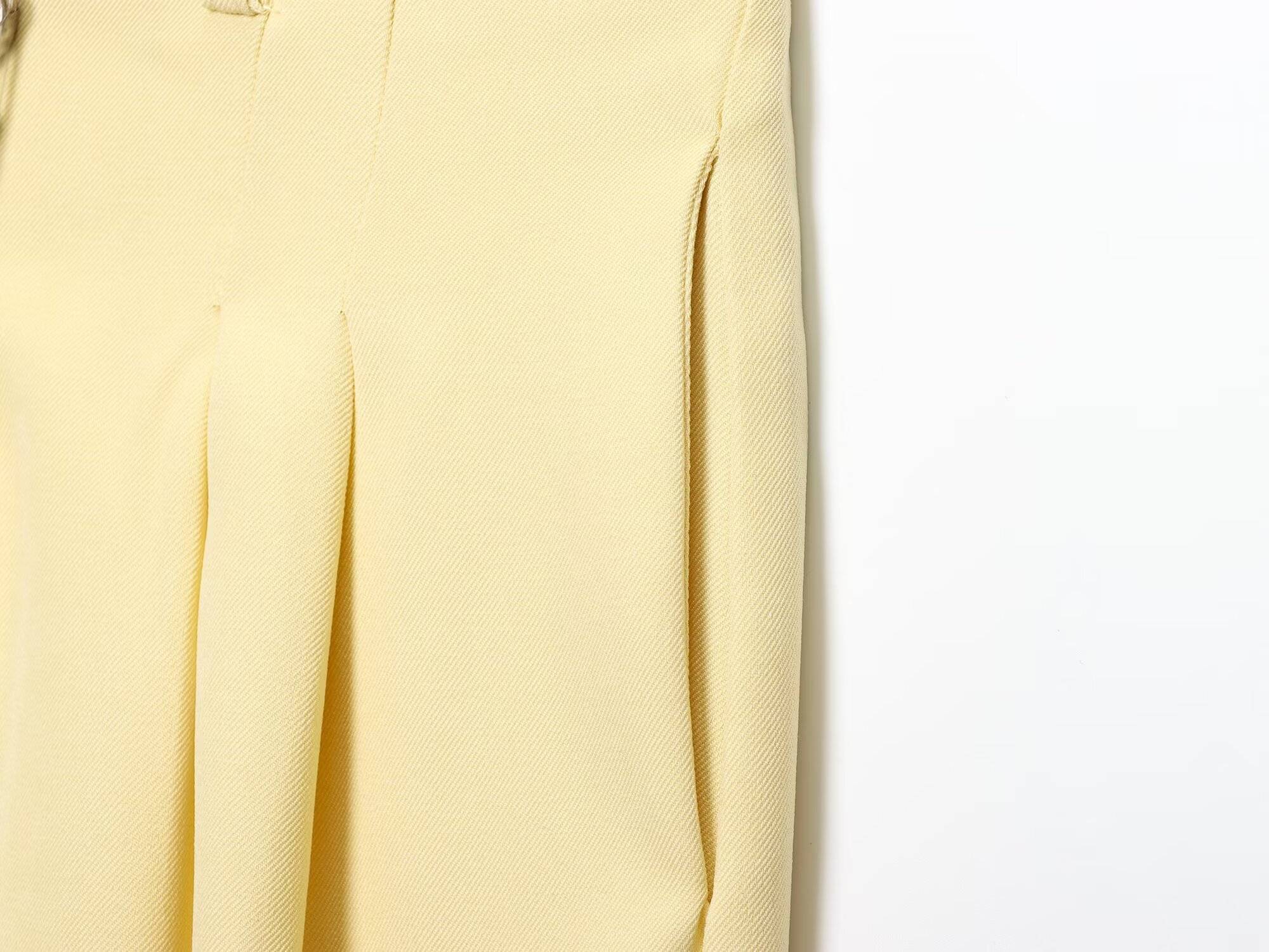 Odette Buttoned Vest & Straight-Leg Pants Set