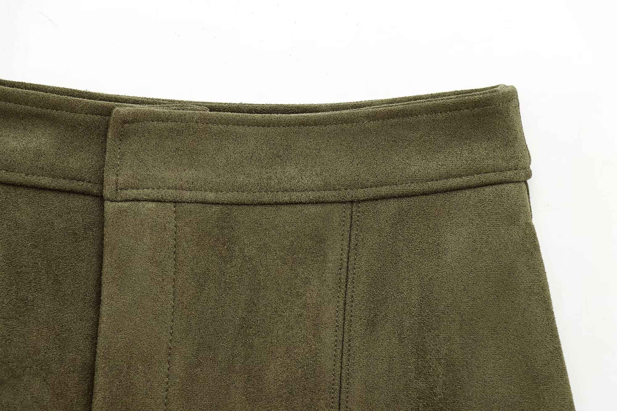 Marielle Faux-Suede Jacket & Bermuda Shorts Set