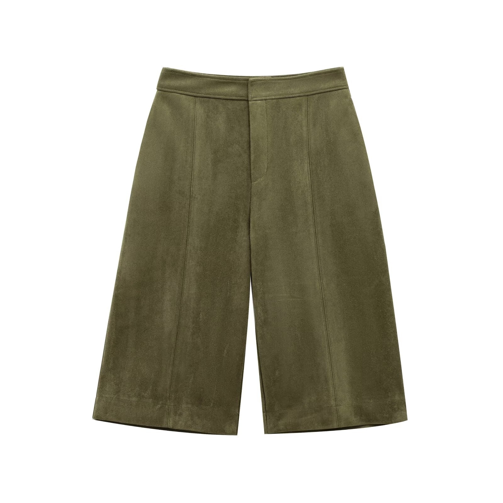Marielle Faux-Suede Jacket & Bermuda Shorts Set