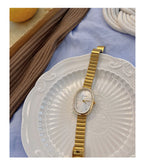 Amélie Gold Oval Watch