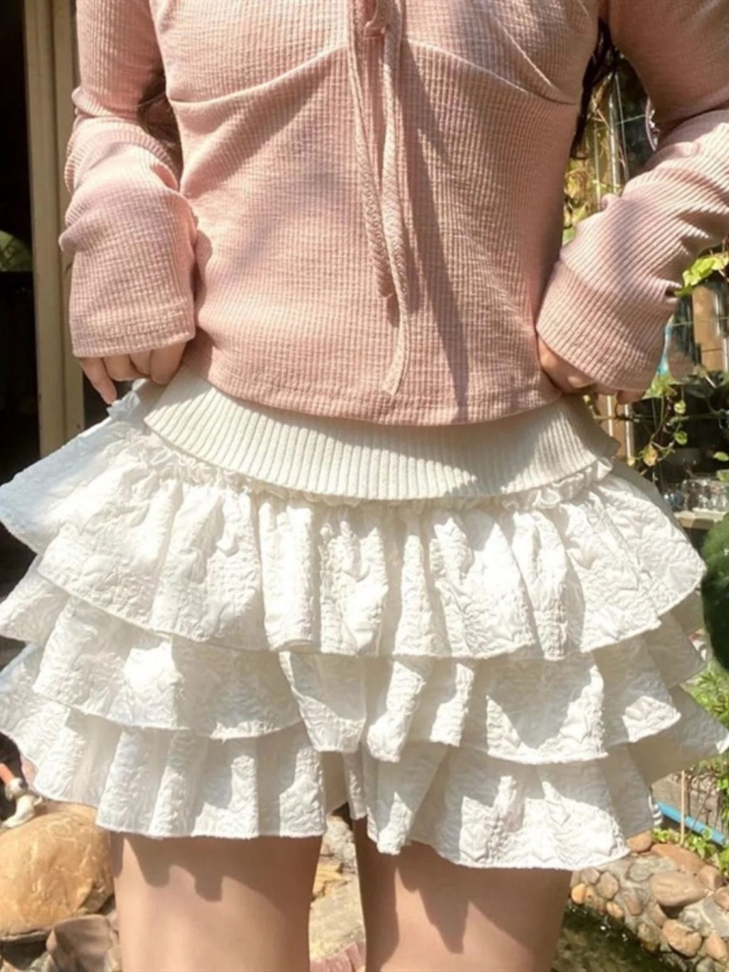 Luna Tiered Ruffle Mini Skirt
