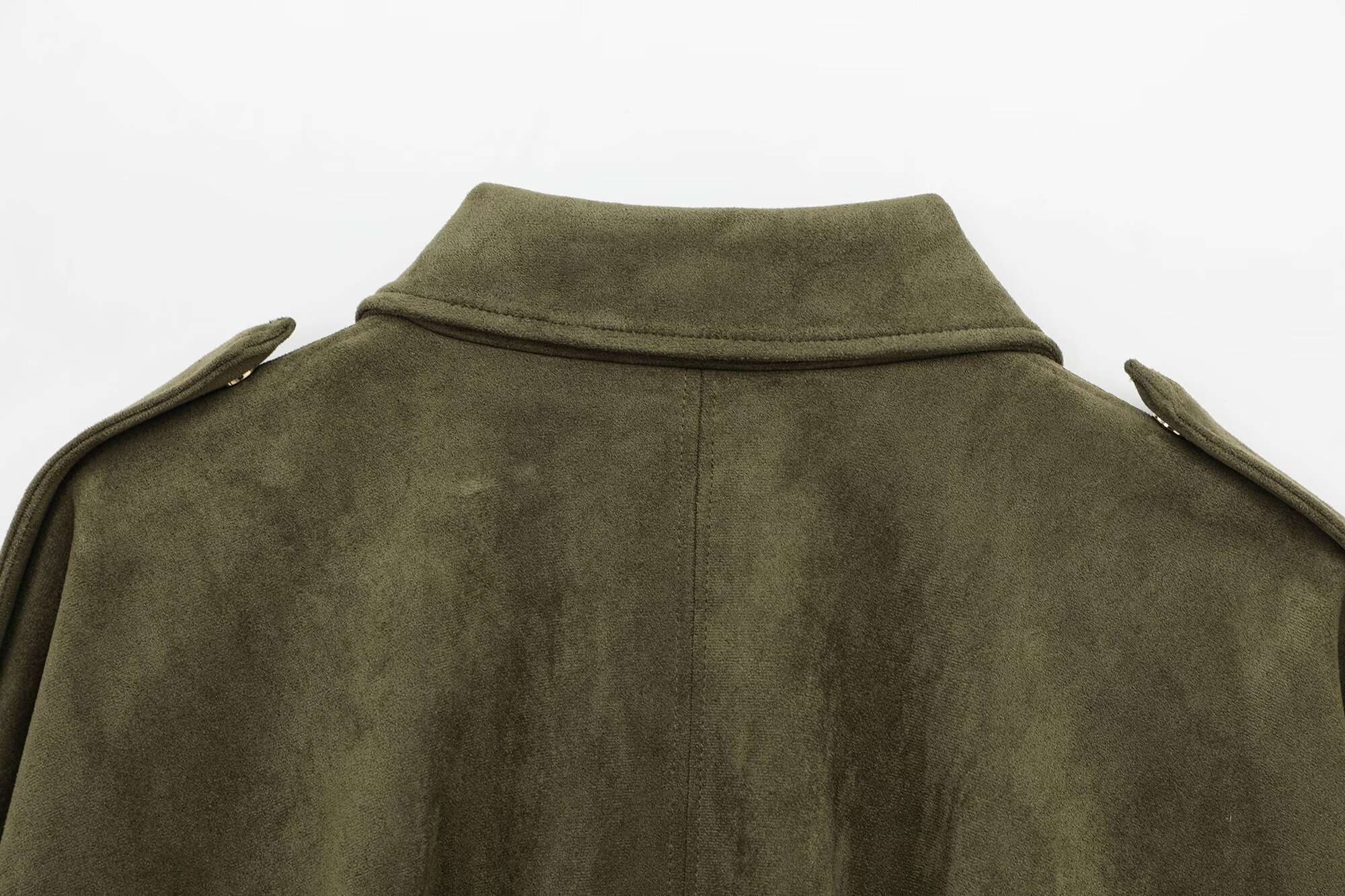 Marielle Faux-Suede Jacket & Bermuda Shorts Set