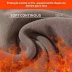 Calças de Moletom Grossas com Forro de Lã, Caimento Solto, Femininas, Casuais, Quentes para Outono/Inverno, Estilo Esportivo ...