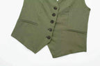 Piper Slim V-Neck Vest & Pleated Shorts Set