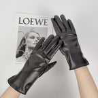 Camille Chain-Detail Touchscreen Gloves