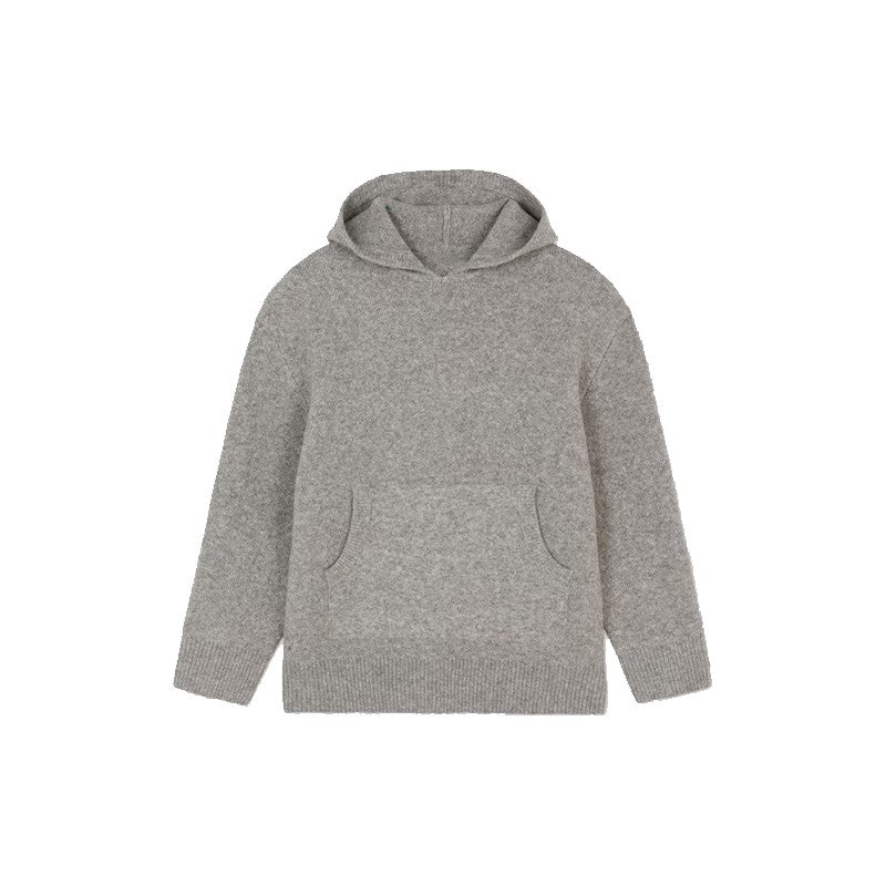 Aria Hooded Knit Pullover Sweater