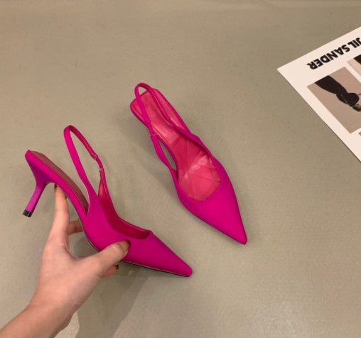 Valentina Pointed-Toe Stiletto Pumps
