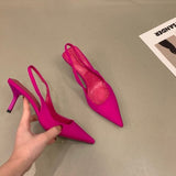 Valentina Pointed-Toe Stiletto Pumps