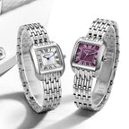 BERNY Square Stainless Steel Quartz Watch
