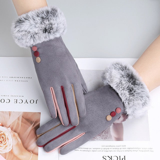 Isla Suede Touchscreen Winter Gloves
