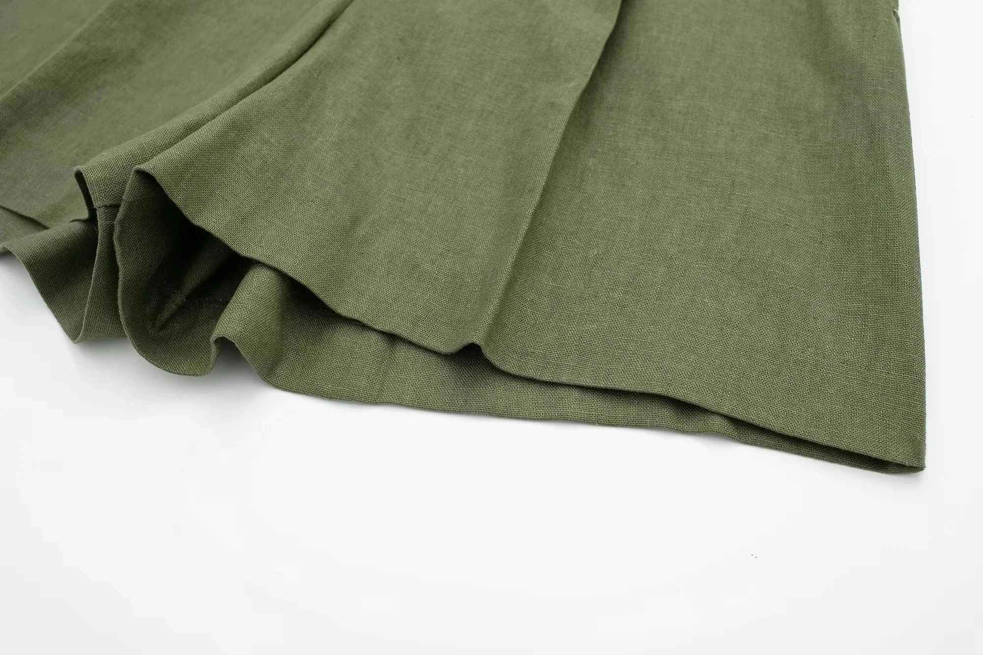 Piper Slim V-Neck Vest & Pleated Shorts Set