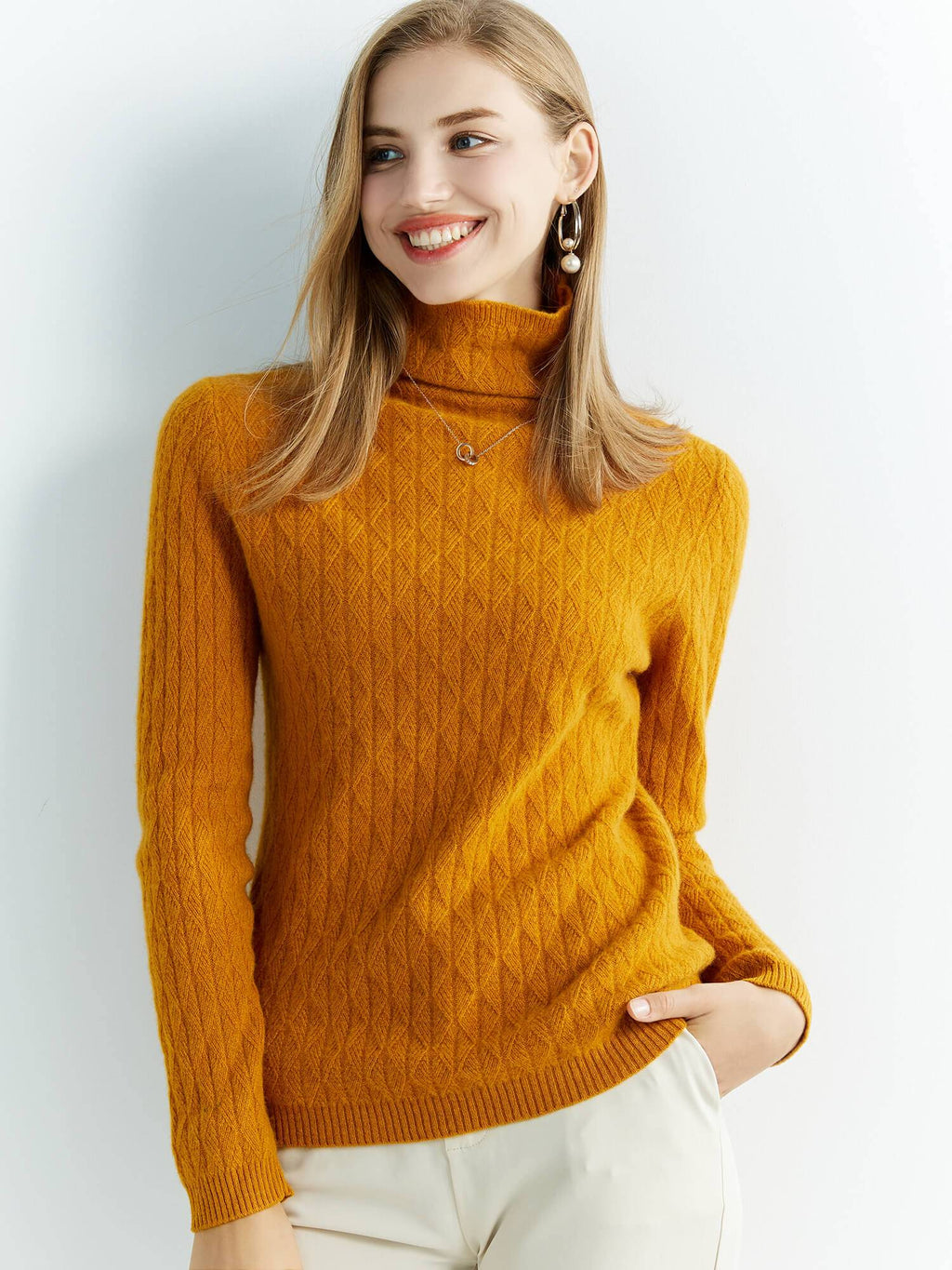 Freya Wool Turtleneck Sweater