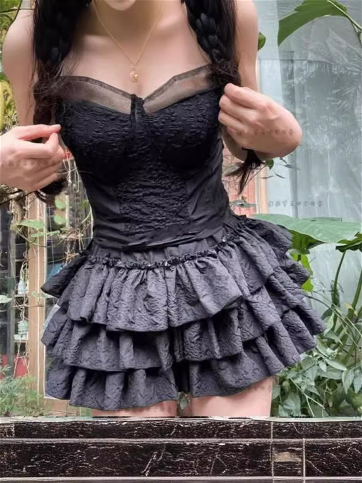 Luna Tiered Ruffle Mini Skirt