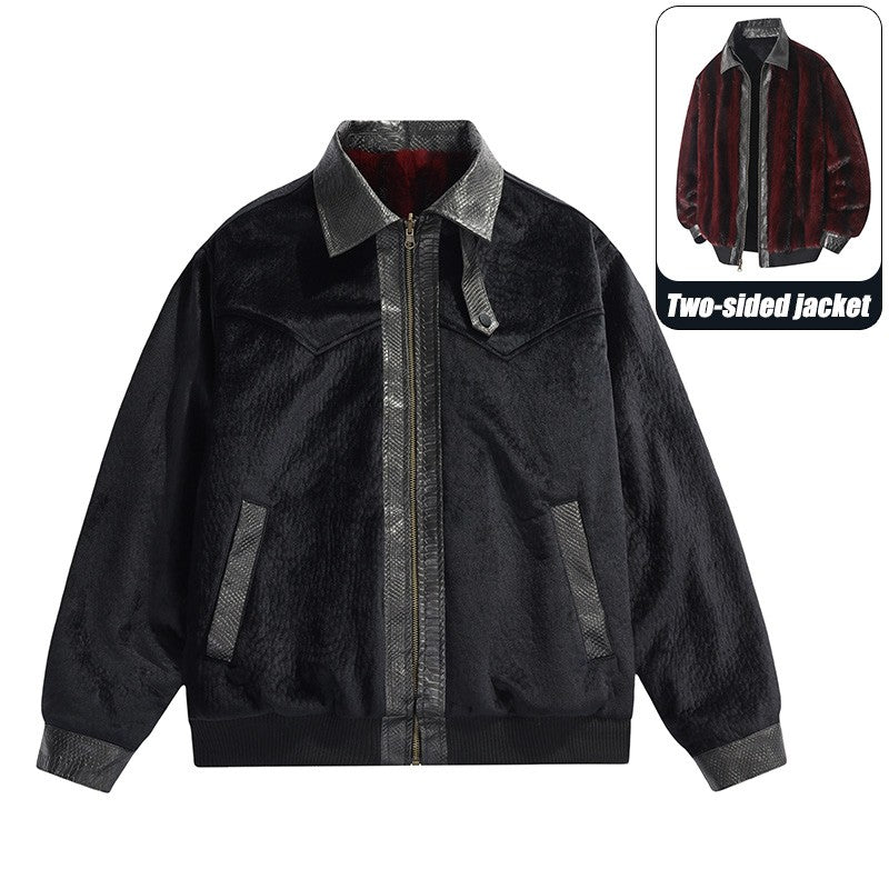 Talia Reversible Faux Leather Jacket