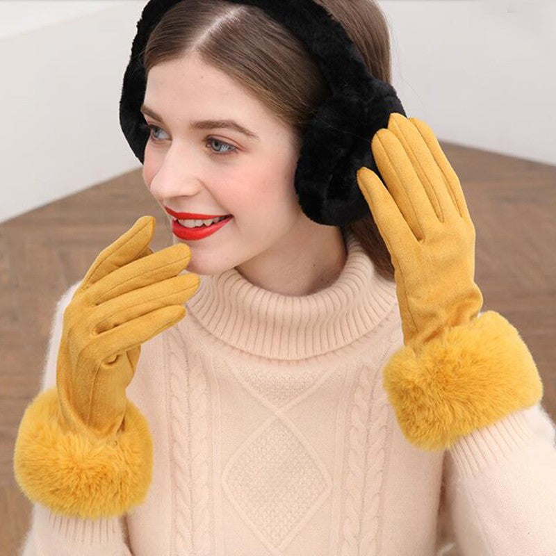 Isla Suede Touchscreen Winter Gloves