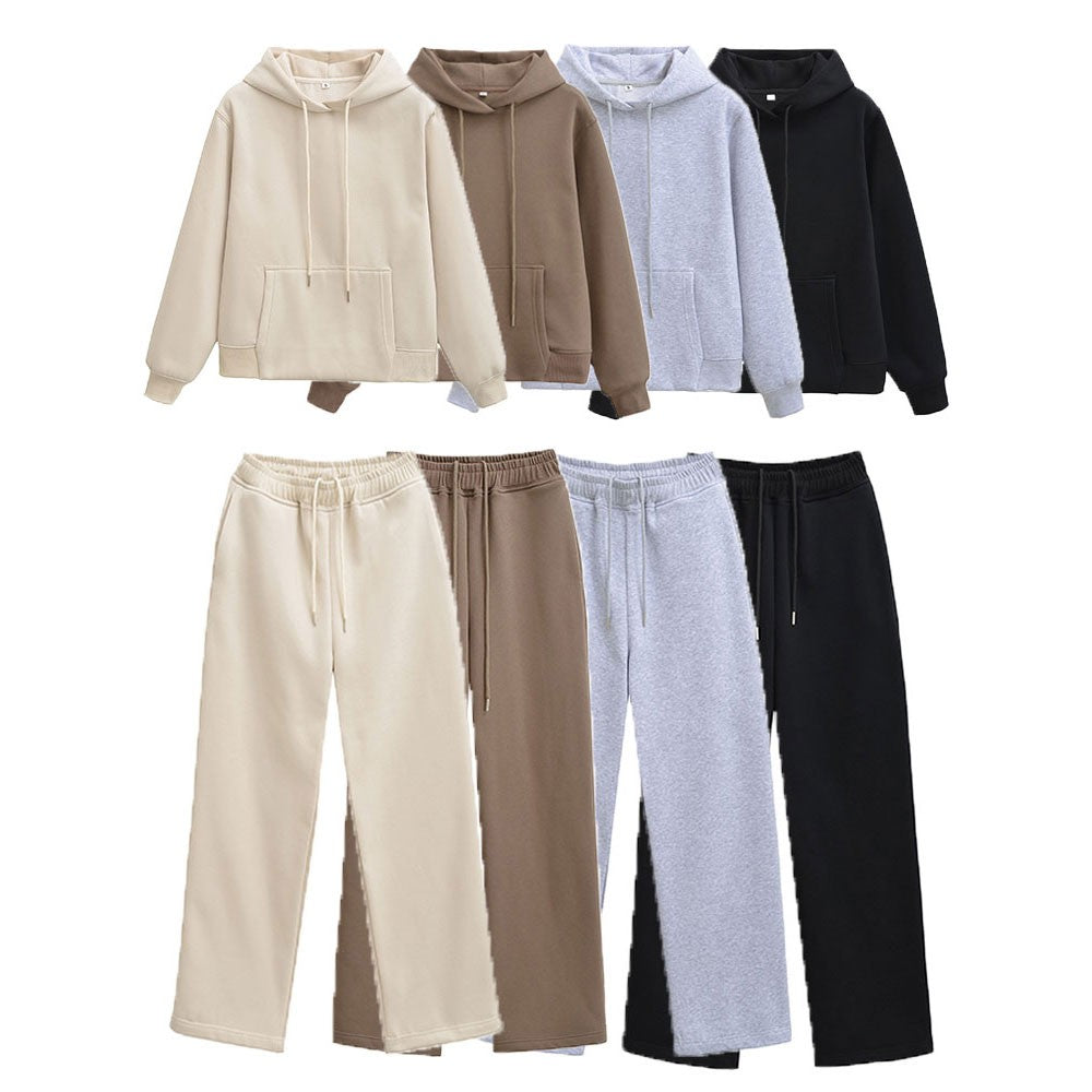 Elara Hooded Wide-Leg Lounge Set