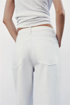 Ivy High-Waisted Double-Button Jeans