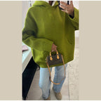 Aria Hooded Knit Pullover Sweater