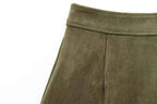 Marielle Faux-Suede Jacket & Bermuda Shorts Set