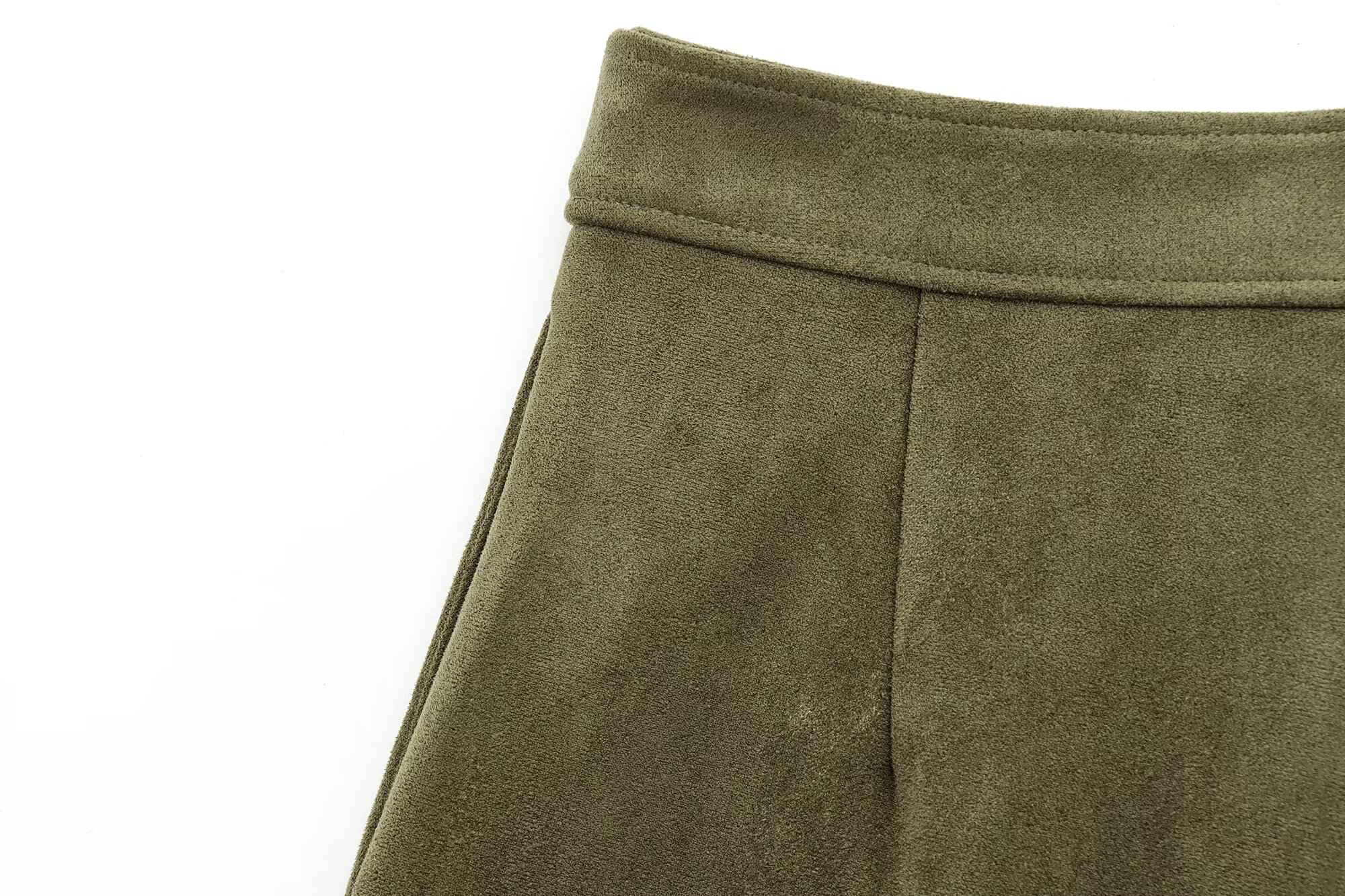 Marielle Faux-Suede Jacket & Bermuda Shorts Set