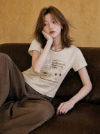 XIAOGULI Caramel Brown Harem Pants