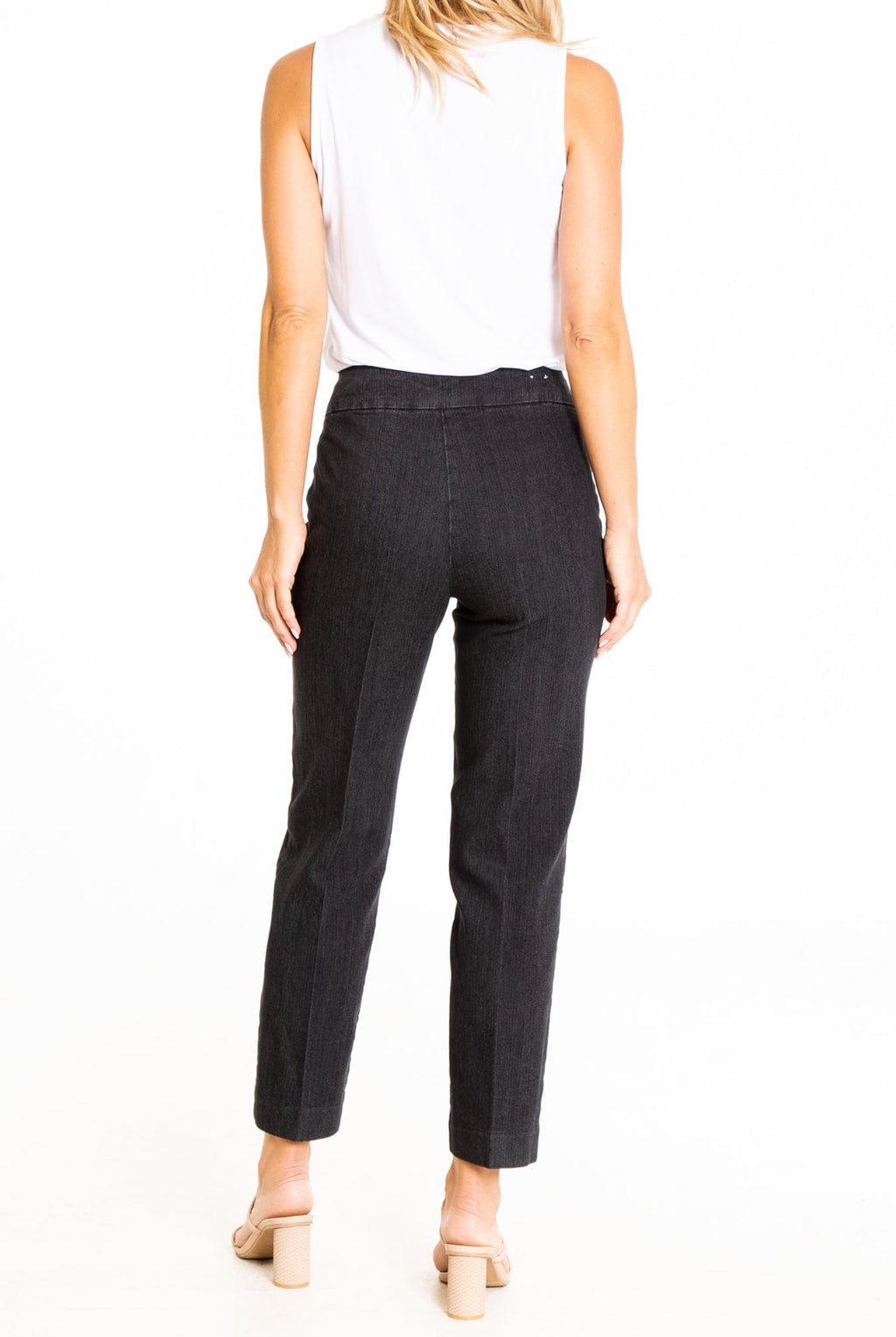 Thin Her Black Denim Ankle Jeans