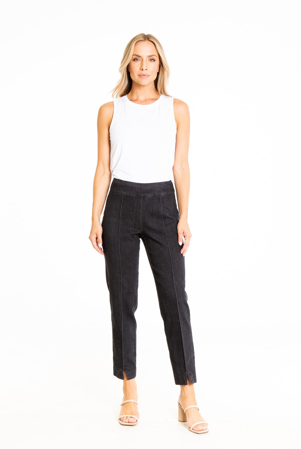 Thin Her Black Denim Ankle Jeans