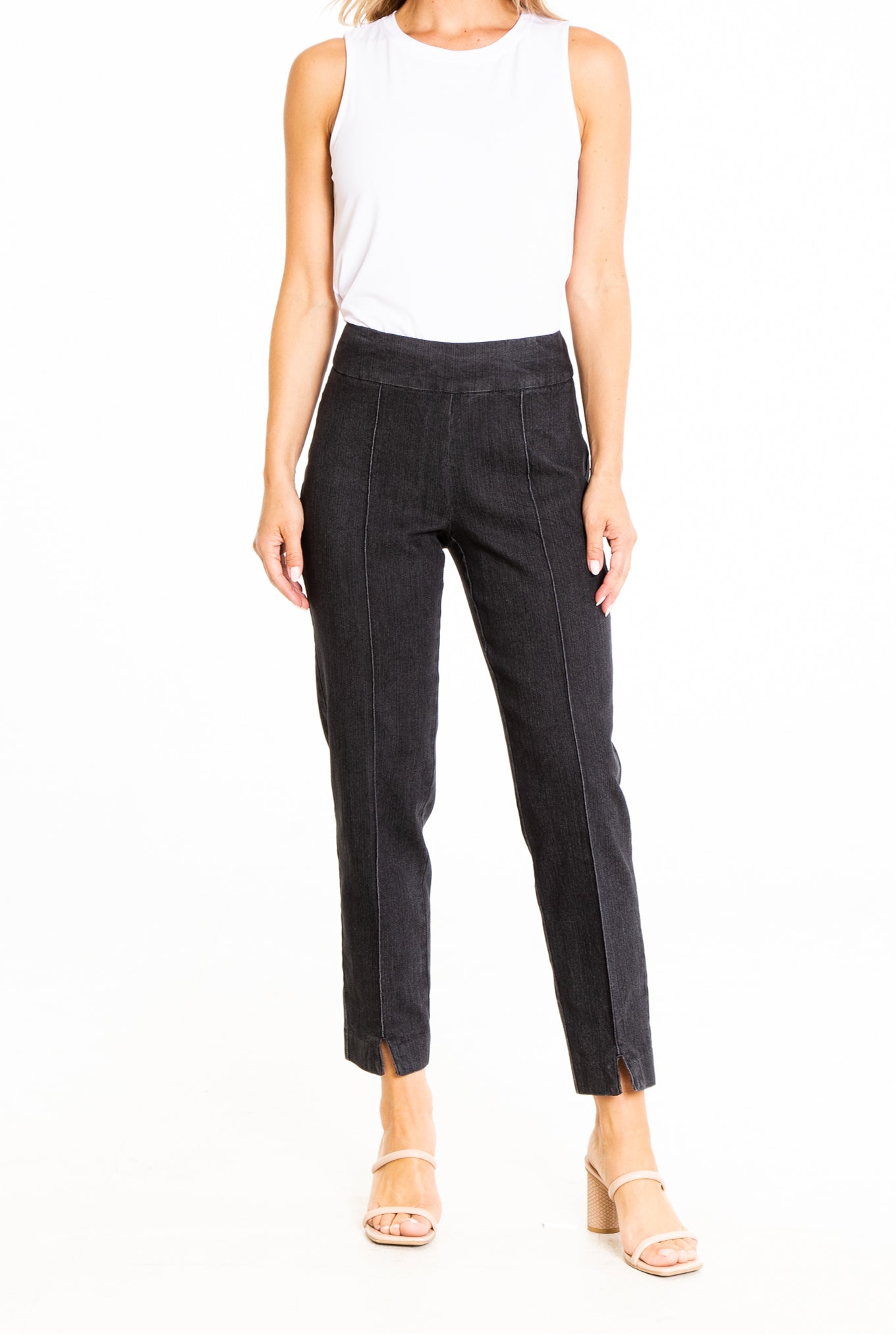 Thin Her Black Denim Ankle Jeans