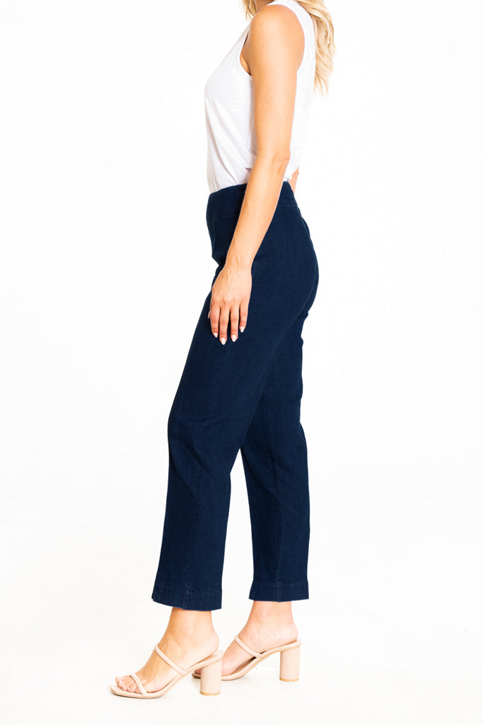 Thin Her Dark Denim Ankle Jeans