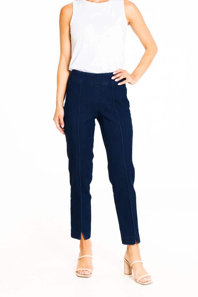 Thin Her Dark Denim Ankle Jeans