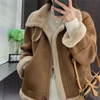 Soo-ah Korean-Style Shearling Winter Coat