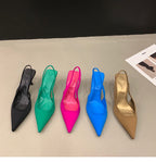 Valentina Pointed-Toe Stiletto Pumps