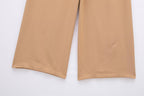 Hxao Pleated Wide-Leg Lace-Up Trousers