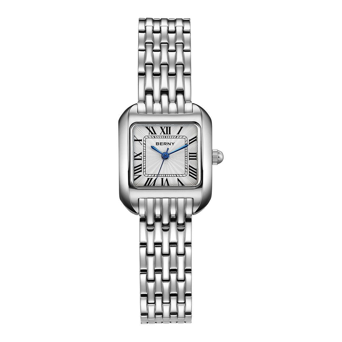 BERNY Square Stainless Steel Quartz Watch