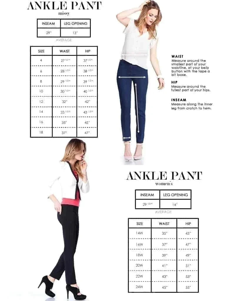 Thin Her Black Ankle Pants