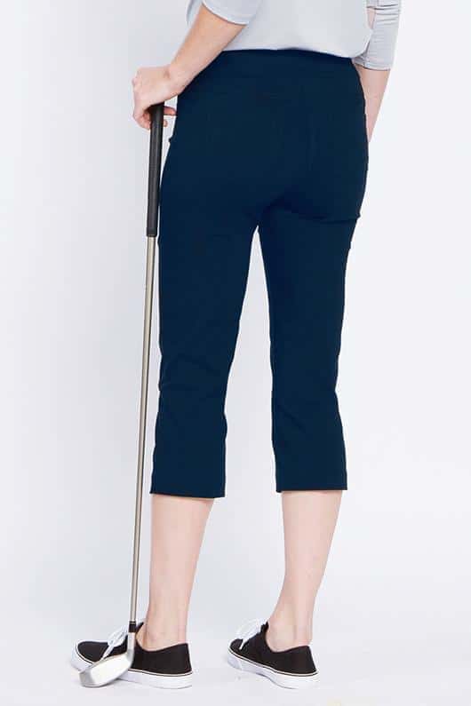 Golf Capris With Pockets - Midnight Blue
