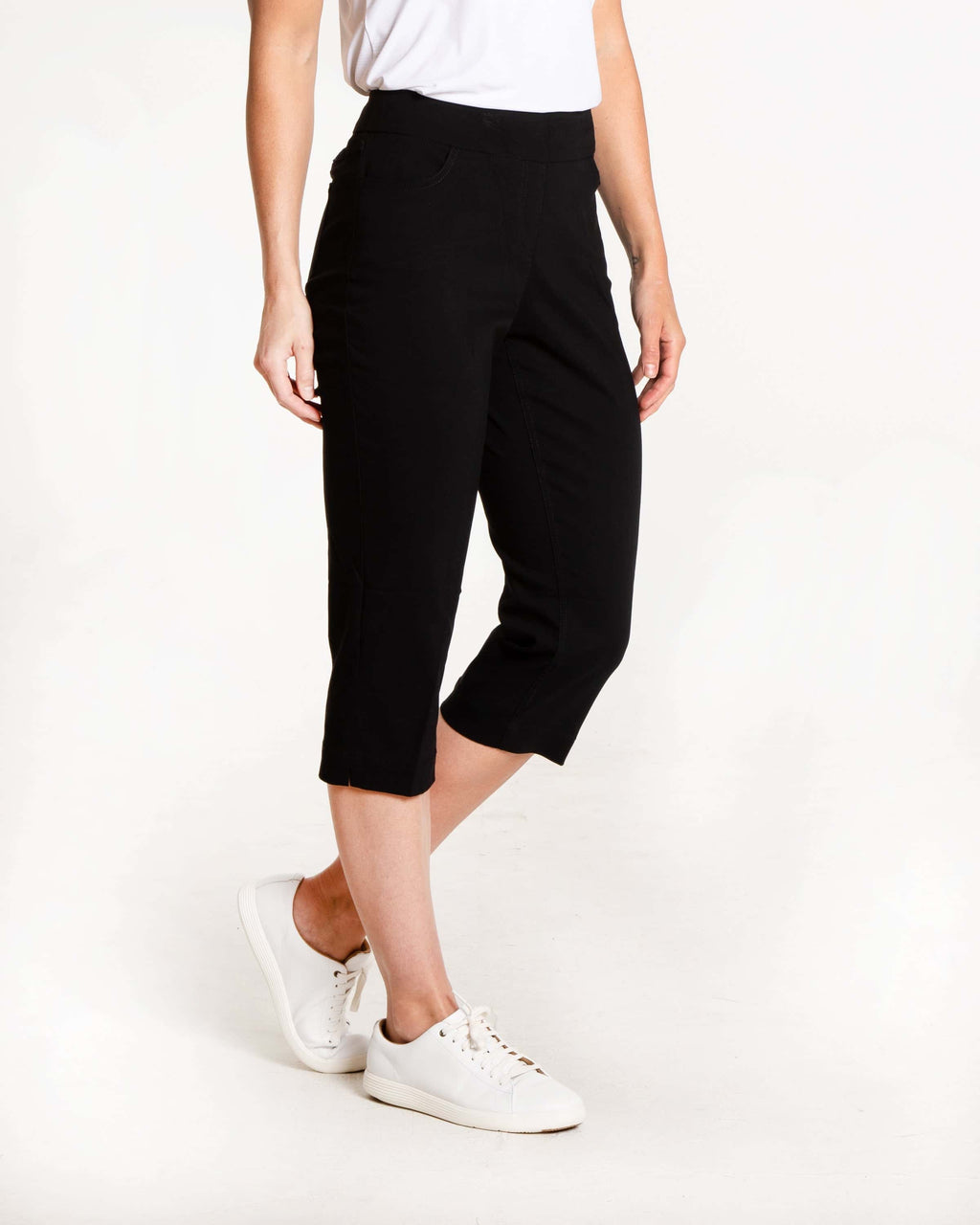 Black Golf Capris With Pockets