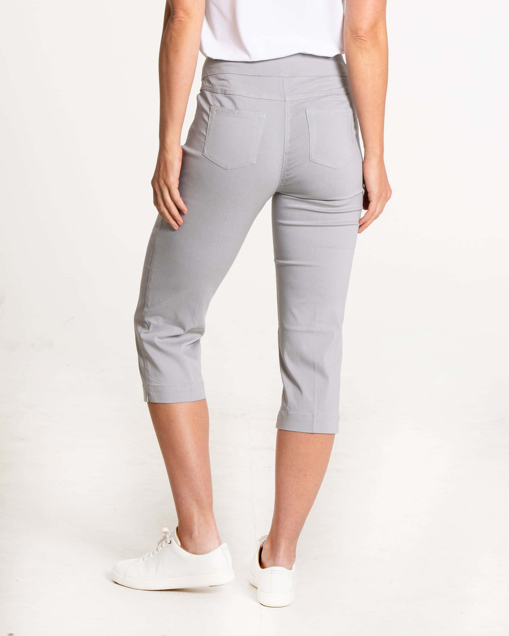 Golf Capris With Pockets - Sterling