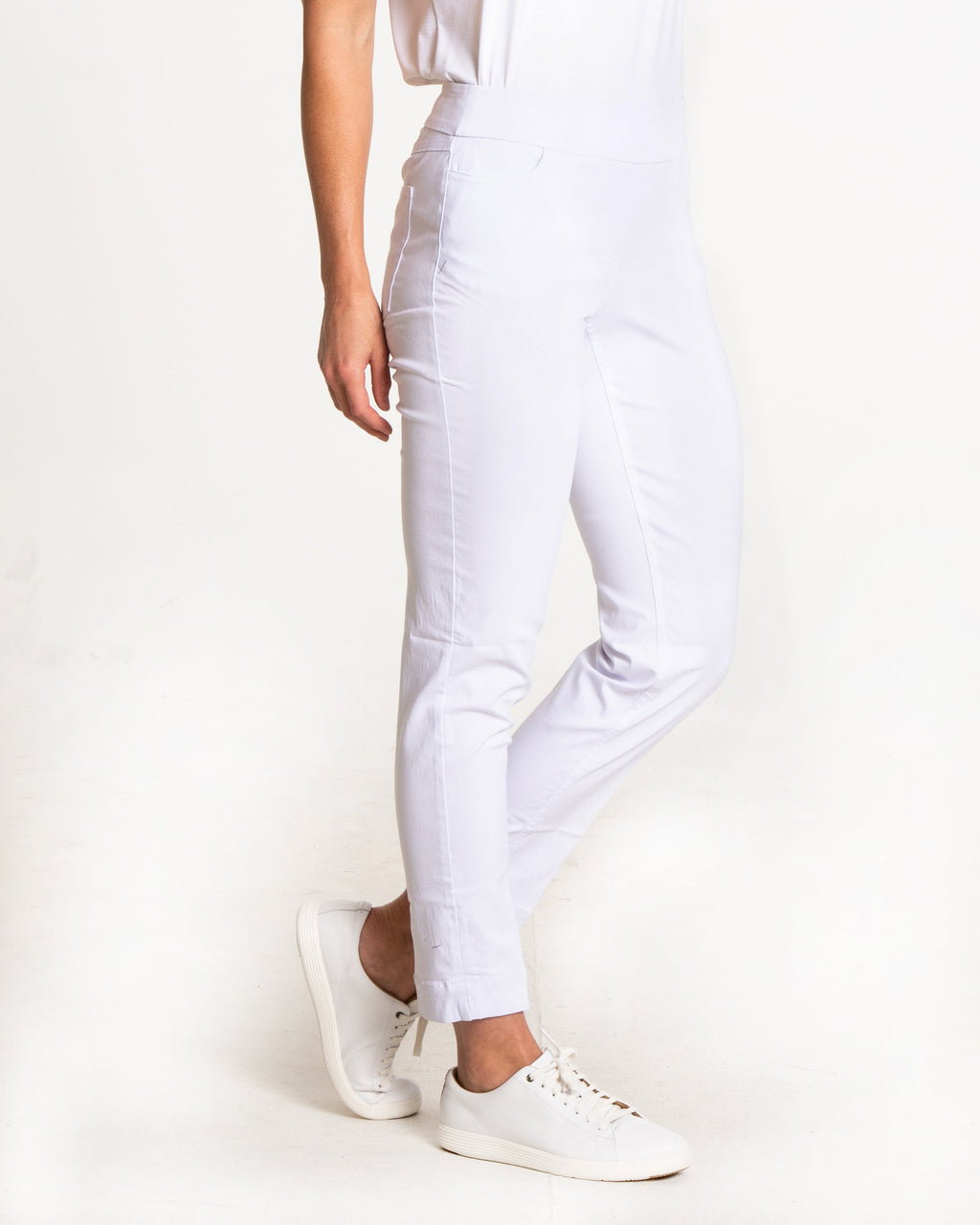 Golf Ankle Pant - White