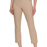 Pull-On Crop Pant With Real Front & Back Pockets - Khaki