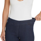 Pull-On Ankle Jeans with Back Pockets