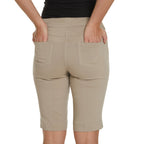 Stone Pull On Walking Shorts With Pockets