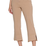 Garment-Dyed Stretch Denim Crop Pant - Plus - Khaki